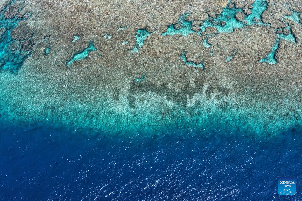 View of China's Huangyan Dao national nature reserve in South China Sea