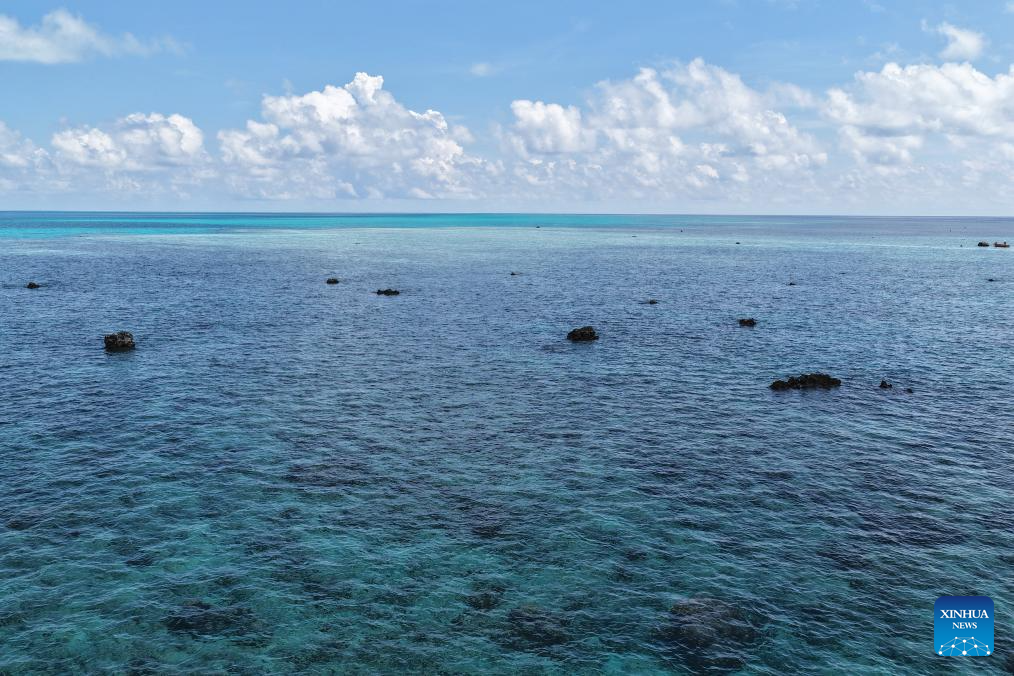 View of China's Huangyan Dao national nature reserve in South China Sea