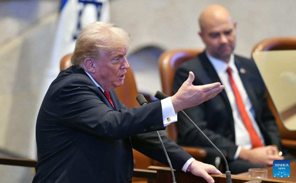 Trump addresses Israeli parliament, claims 