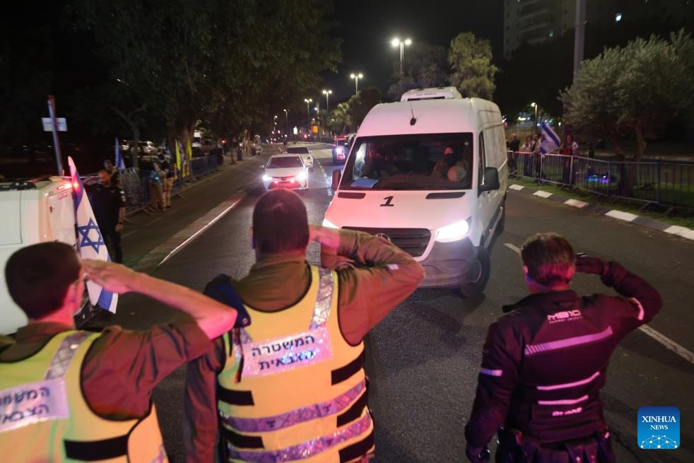 Israel receives four more hostage bodies handed over by Hamas