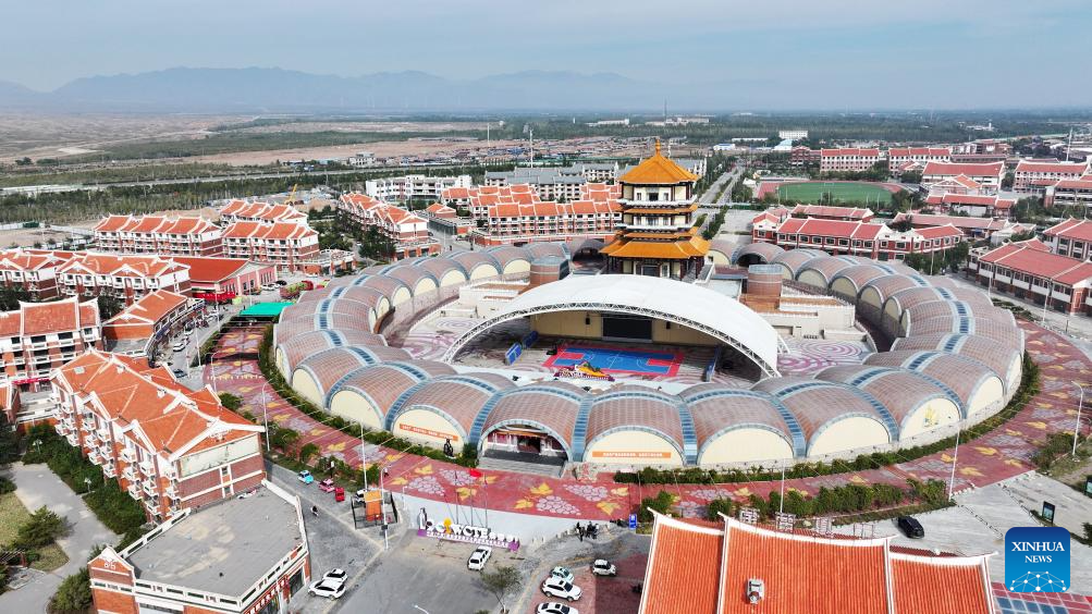 Minning Town in NW China's Ningxia thrives amid ecological transformation