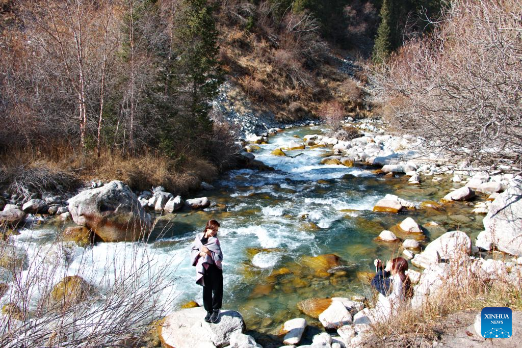 Scenery of Ala-Archa National Park in Kyrgyzstan