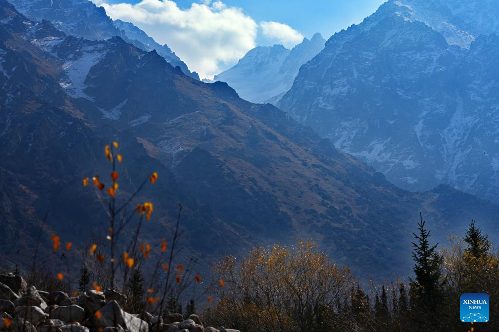 Scenery of Ala-Archa National Park in Kyrgyzstan