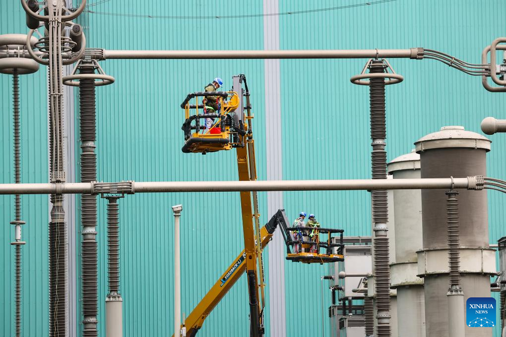 Guquan converter station undergoes 7-day annual overhaul in Xuancheng, Anhui