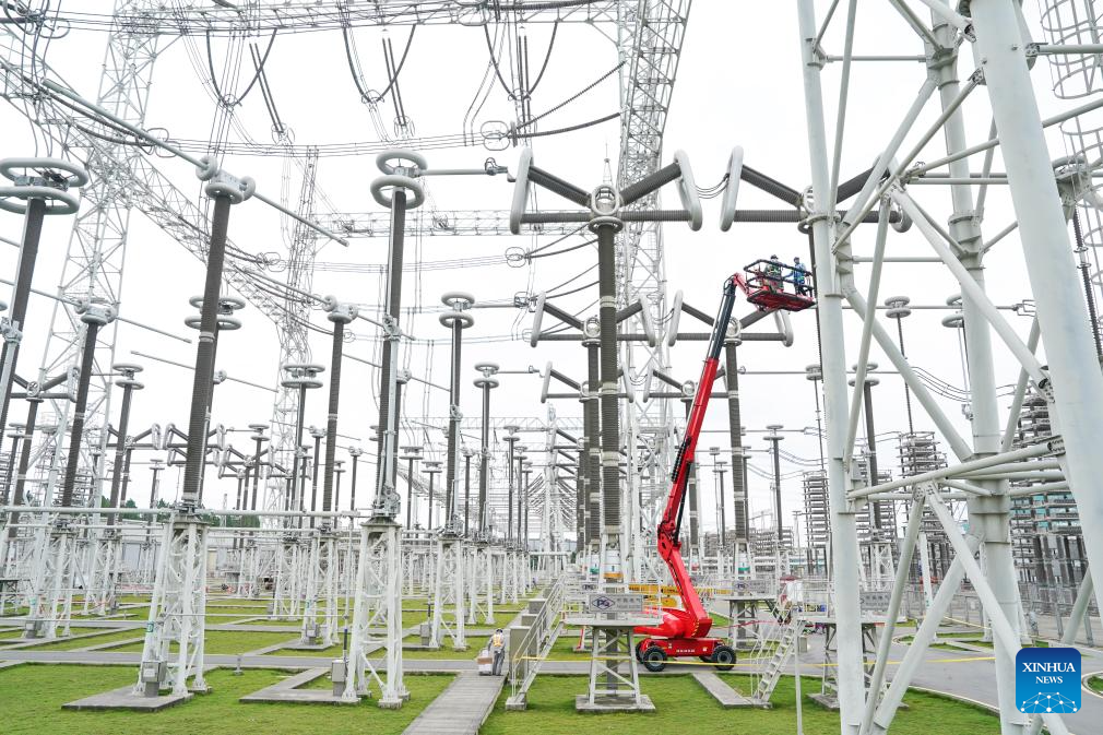 Guquan converter station undergoes 7-day annual overhaul in Xuancheng, Anhui