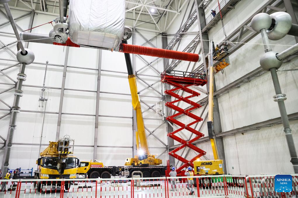 Guquan converter station undergoes 7-day annual overhaul in Xuancheng, Anhui