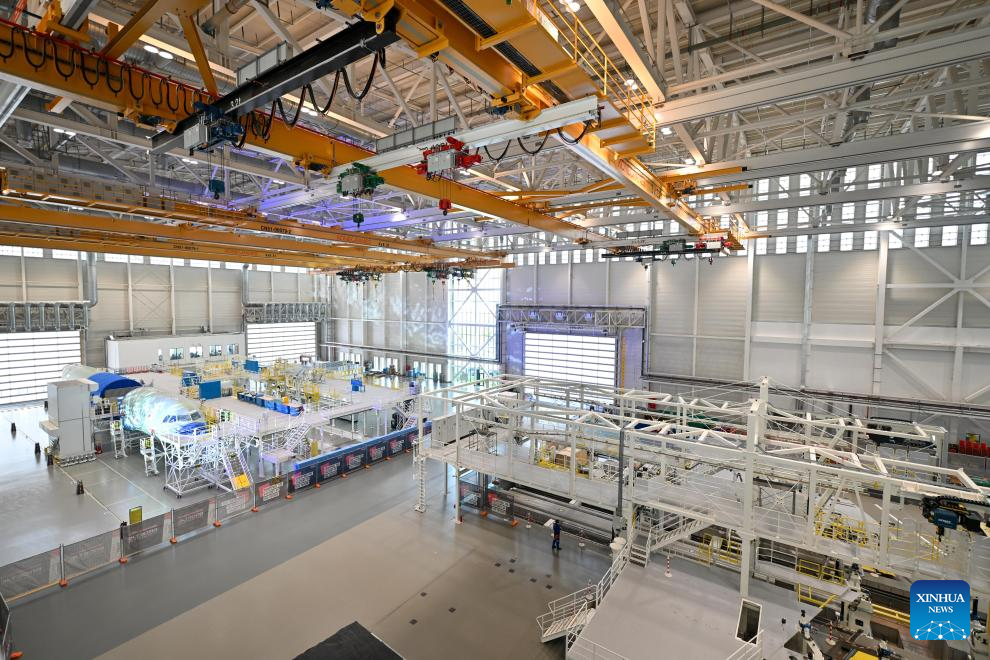 Airbus launches new assembly line in China