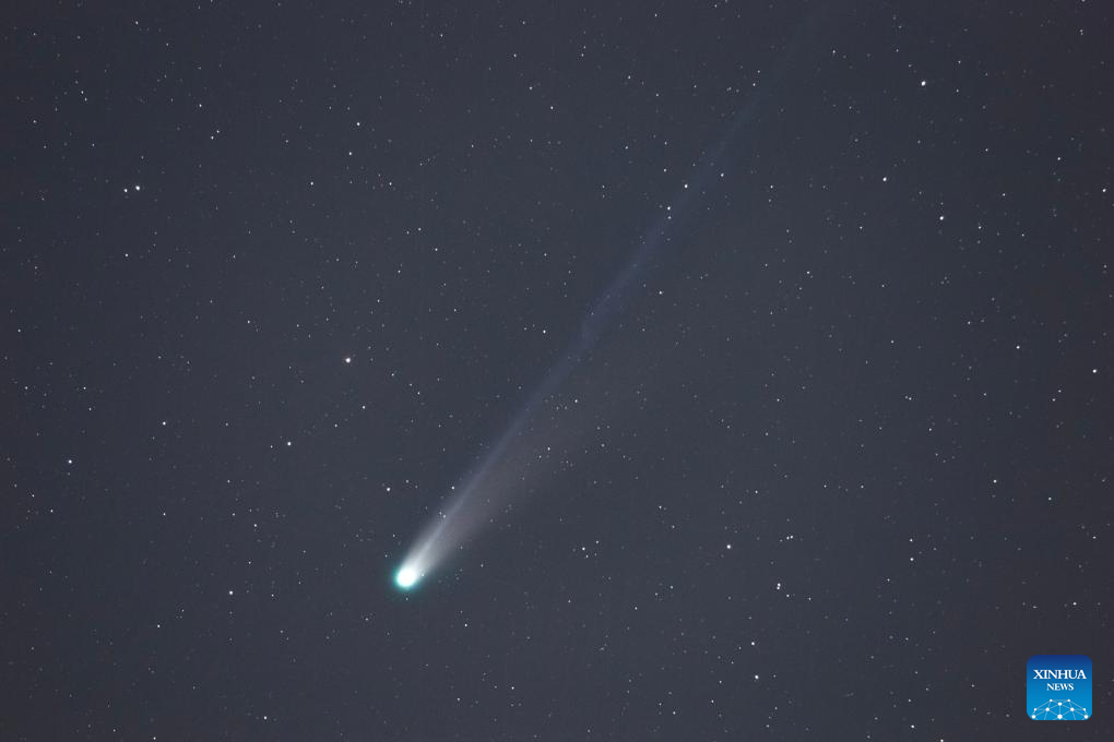 View of comet C/2025 A6 (Lemmon) in sky over Heilongjiang