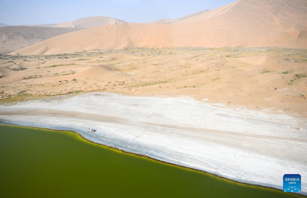 Scenery of Badain Jaran Desert in Inner Mongolia