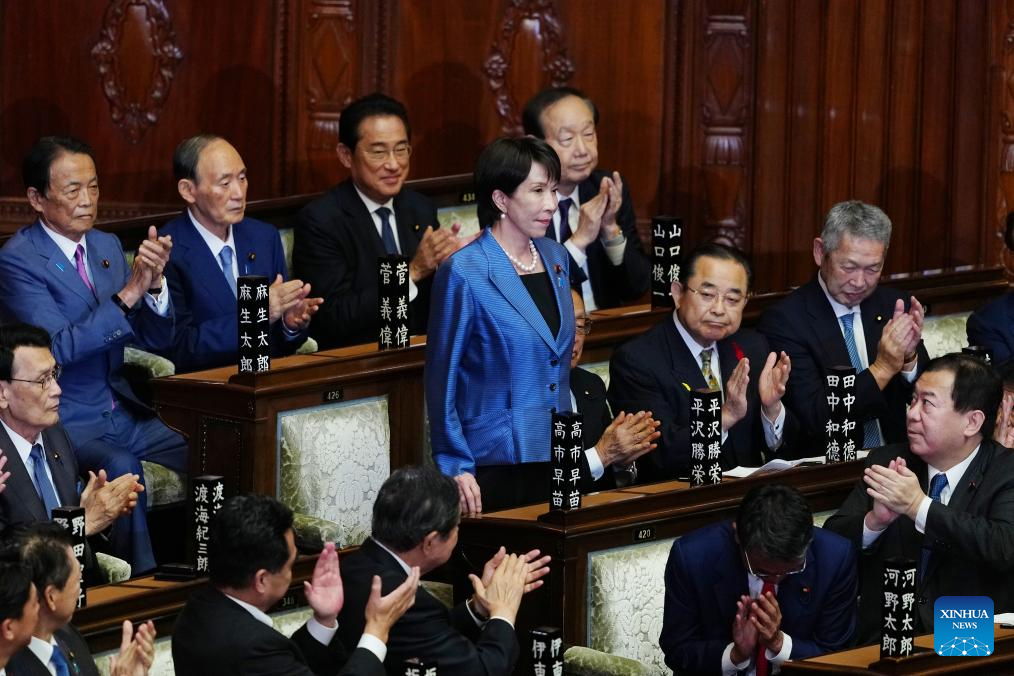 Sanae Takaichi elected Japan PM, unveils cabinet lineup