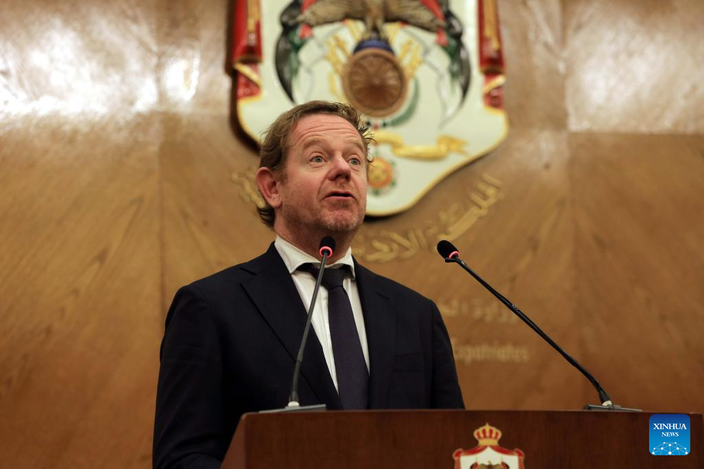 Jordanian, Dutch FMs call for advancing Gaza ceasefire deal