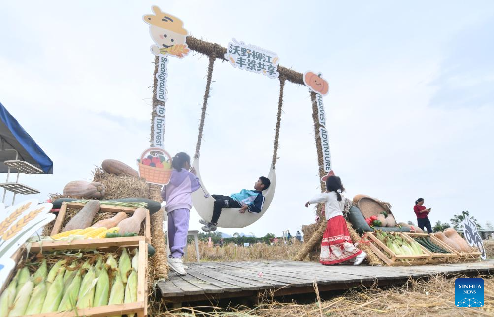 Harvest celebration held in S China's Guangxi