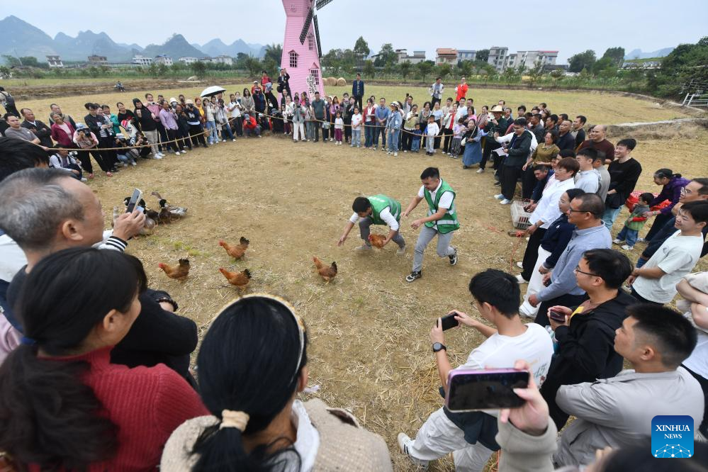 Harvest celebration held in S China's Guangxi