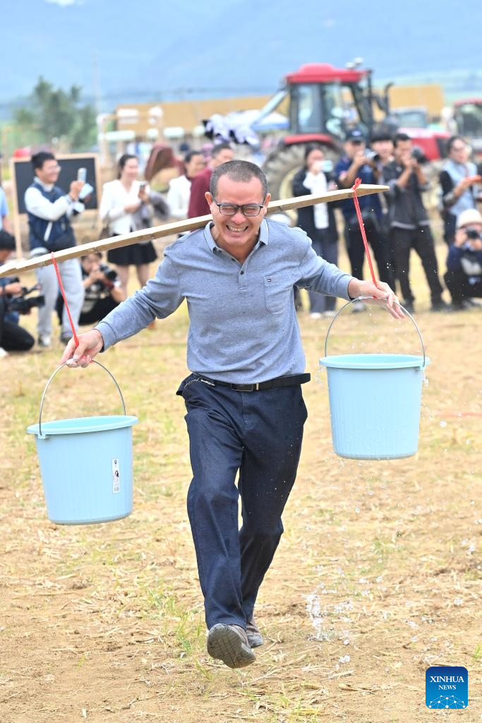 Harvest celebration held in S China's Guangxi