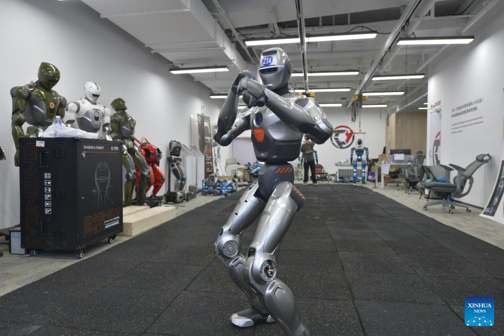 A glimpse of humanoid robots in Shenzhen, China's Guangdong