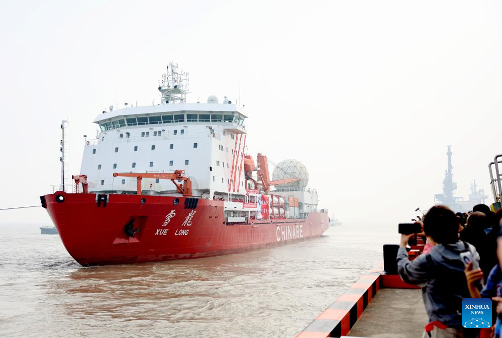 China kicks off 42nd Antarctic expedition with new polar research, equipment