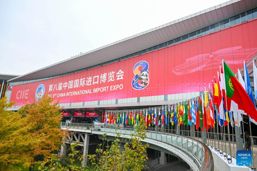 In pics: preparations for 8th CIIE in Shanghai