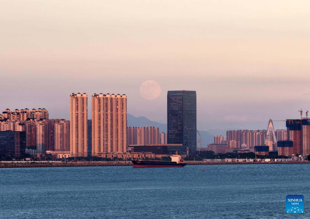 Full moon observed across China