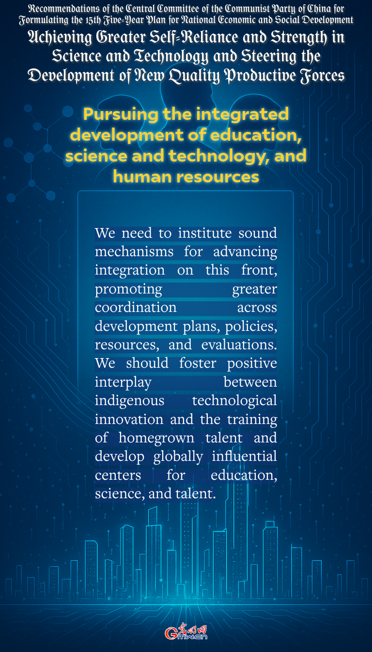 Posters: Achieving greater self-reliance and strength in science and technology and steering the development of new quality productive forces in China’s next Five-Year Plan Posters: Achieving greater self-reliance and strength in science and technology and steering the development of new quality productive forces in China’s next Five-Year Plan