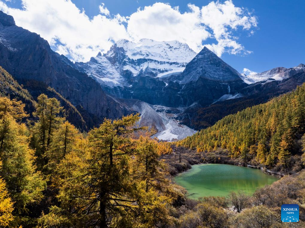 Yading scenic spot in China's Sichuan in best viewing season