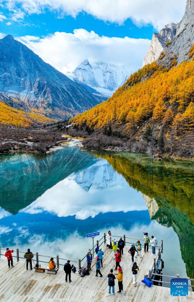 Yading scenic spot in China's Sichuan in best viewing season