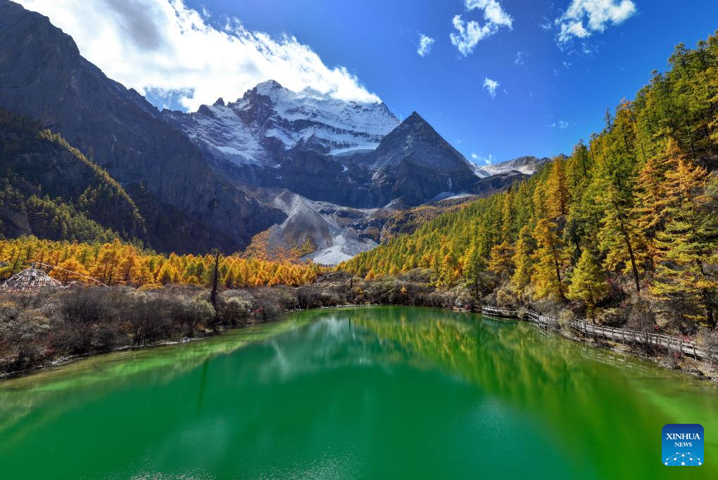 Yading scenic spot in China's Sichuan in best viewing season