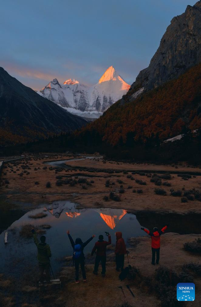 Yading scenic spot in China's Sichuan in best viewing season
