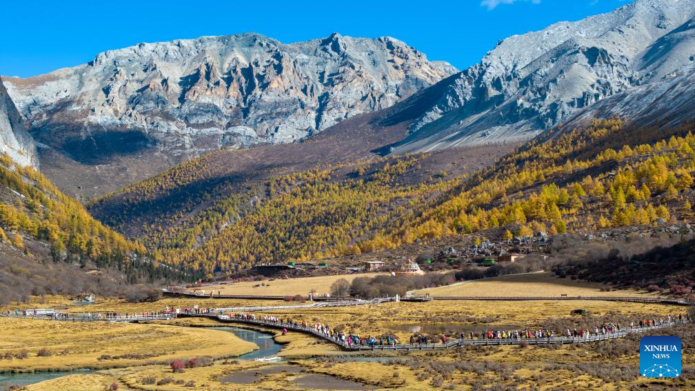 Yading scenic spot in China's Sichuan in best viewing season