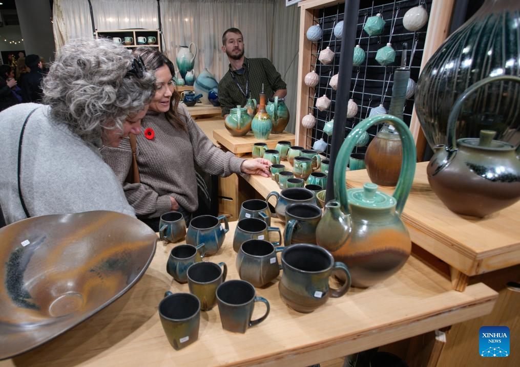 People visit 2025 edition of Circle Craft Holiday Market in Canada
