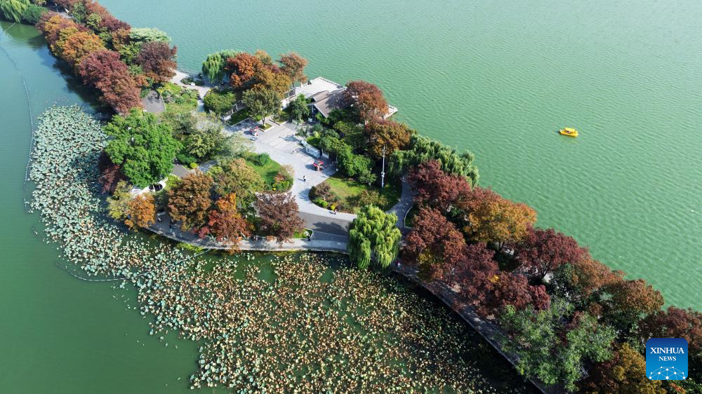 Early winter scenery in China