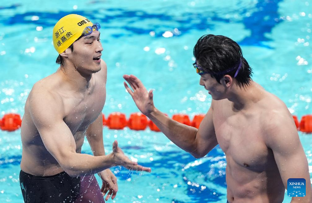 Highlights of final matches at China's 15th National Games (Nov. 12)