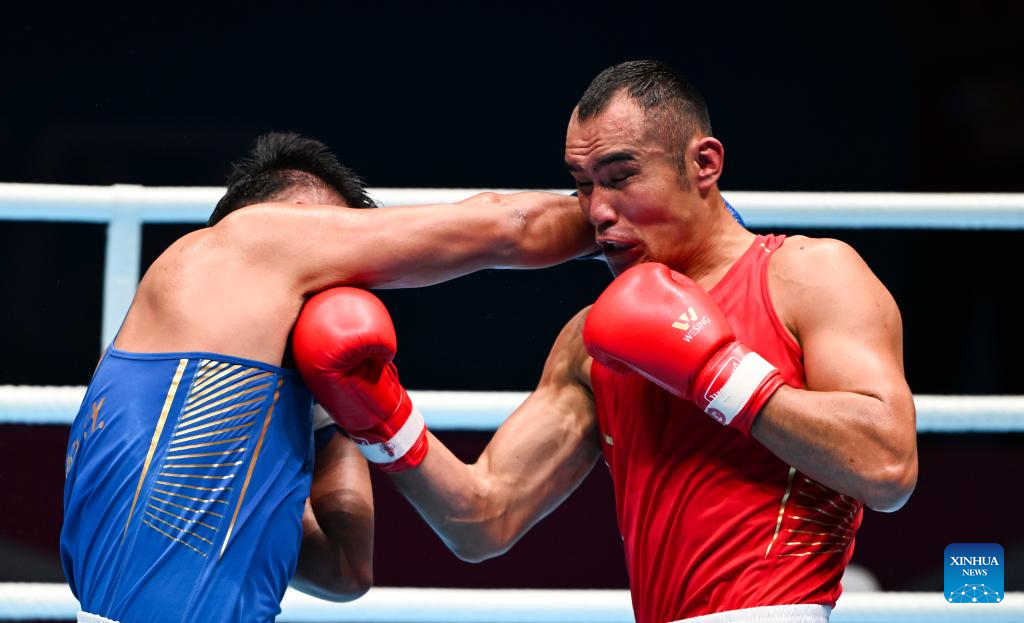 Highlights of final matches at China's 15th National Games (Nov. 12)