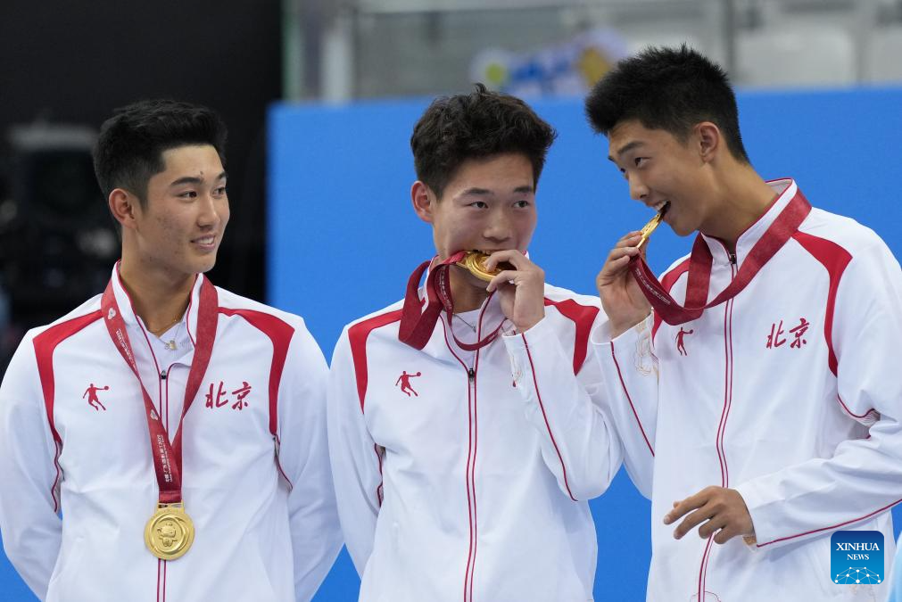 Highlights of final matches at China's 15th National Games (Nov. 12)