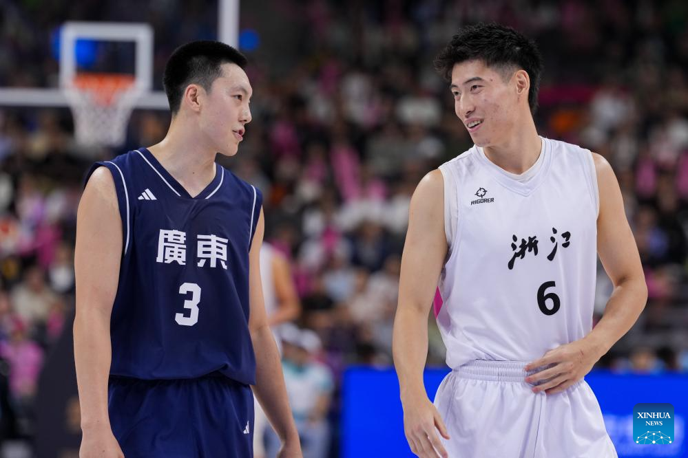 Highlights of final matches at China's 15th National Games (Nov. 12)