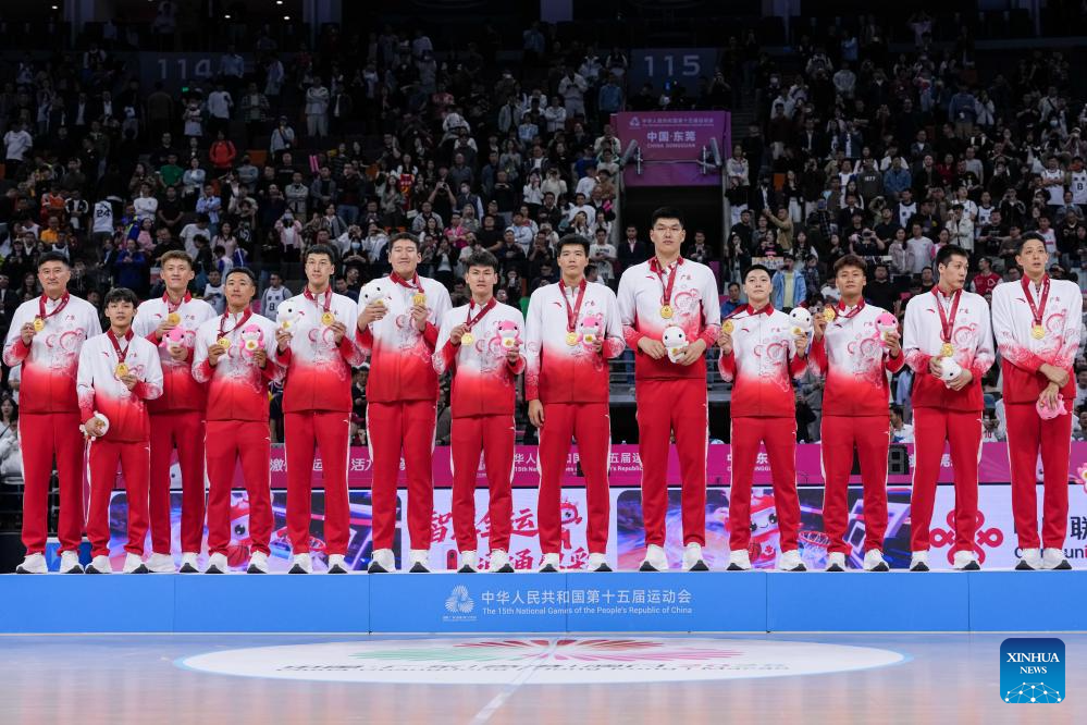 Highlights of final matches at China's 15th National Games (Nov. 12)