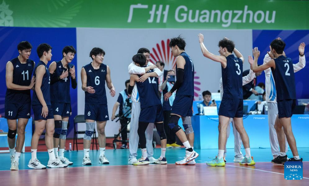 Highlights of final matches at China's 15th National Games (Nov. 12)