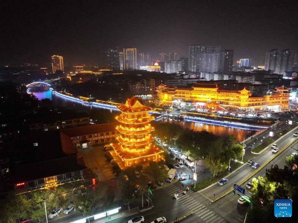 Scenery of Cangzhou section of Grand Canal in China's Hebei