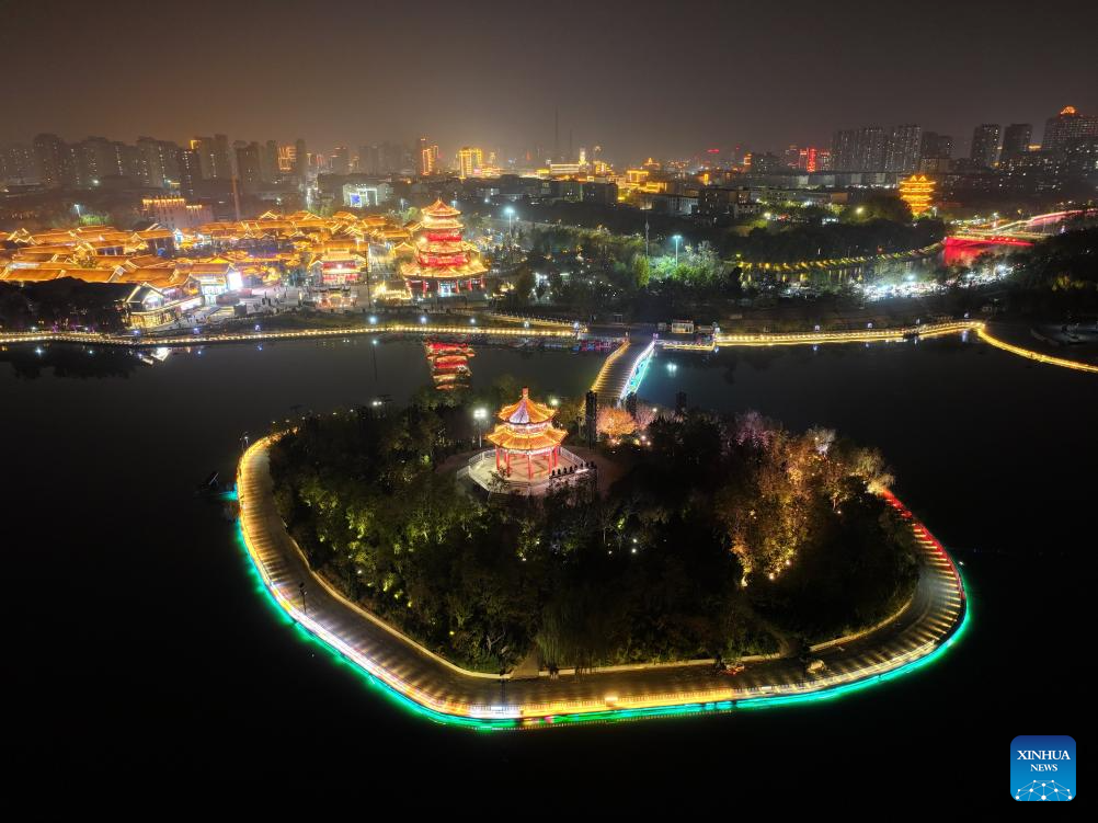 Scenery of Cangzhou section of Grand Canal in China's Hebei