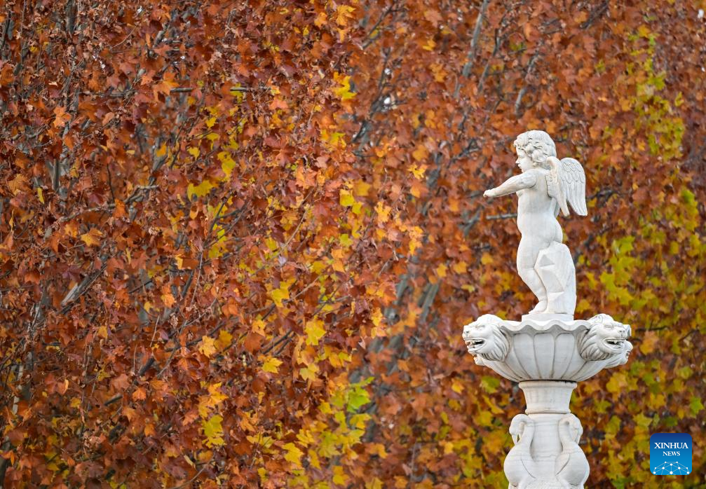 People enjoy winter scenery of Beijing