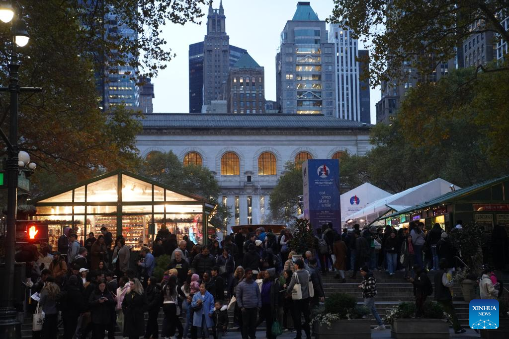 Winter Village becomes popular holiday destination in New York