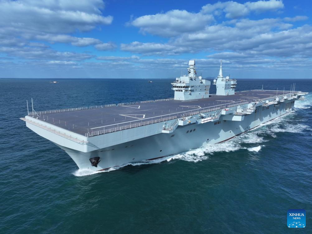 China's first Type 076 amphibious assault ship