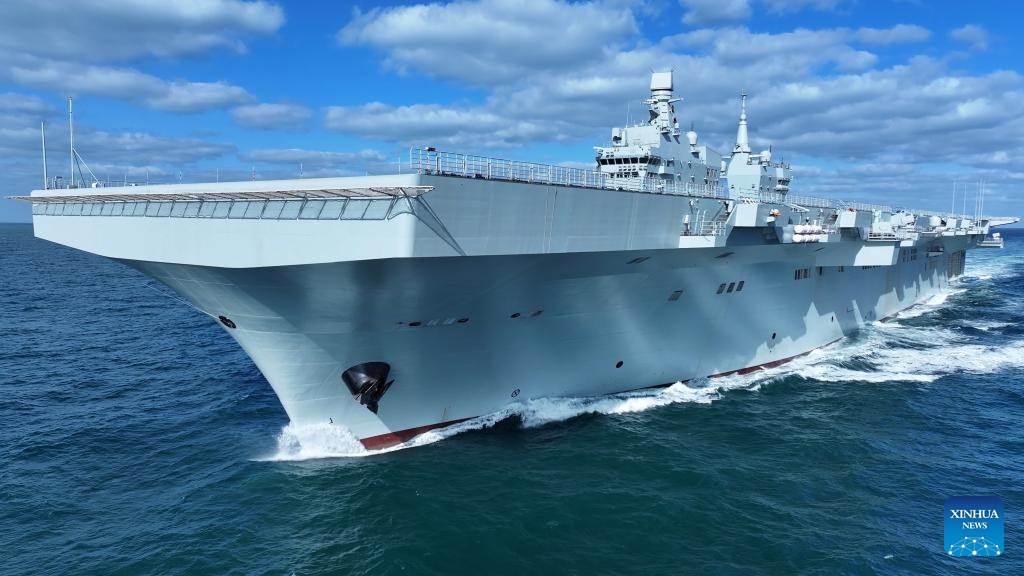 China's first Type 076 amphibious assault ship