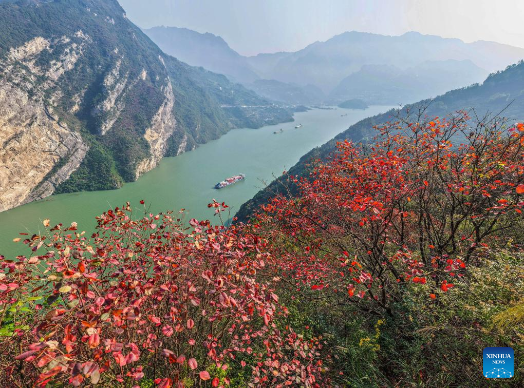 People enjoy scenery of early winter across China
