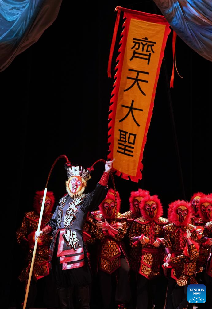 Chinese Opera The Monkey King holds final dressed rehearsal in San Francisco, U.S.