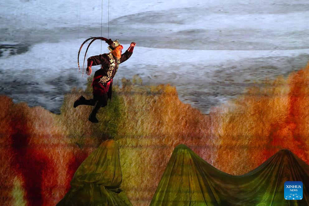 Chinese Opera The Monkey King holds final dressed rehearsal in San Francisco, U.S.