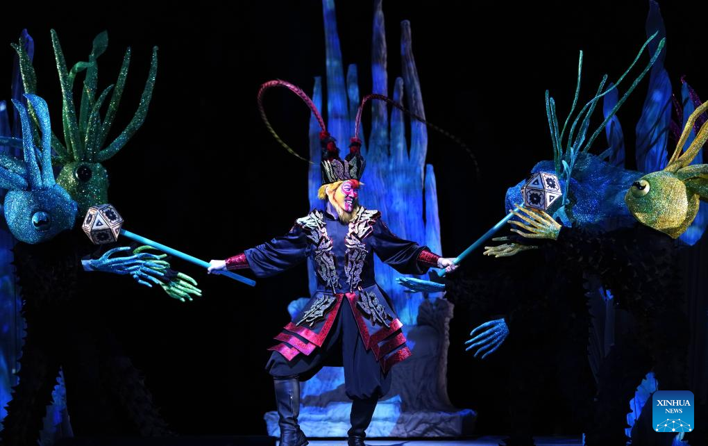 Chinese Opera The Monkey King holds final dressed rehearsal in San Francisco, U.S.