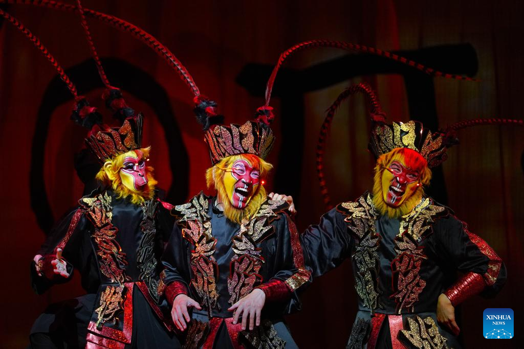 Chinese Opera The Monkey King holds final dressed rehearsal in San Francisco, U.S.