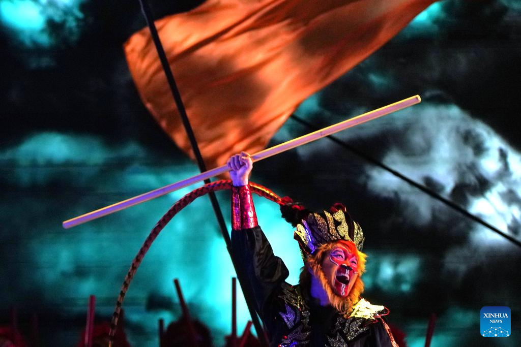 Chinese Opera The Monkey King holds final dressed rehearsal in San Francisco, U.S.