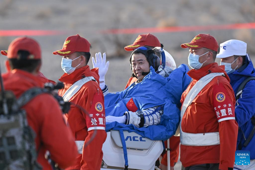 All Shenzhou-20 astronauts out of return capsule