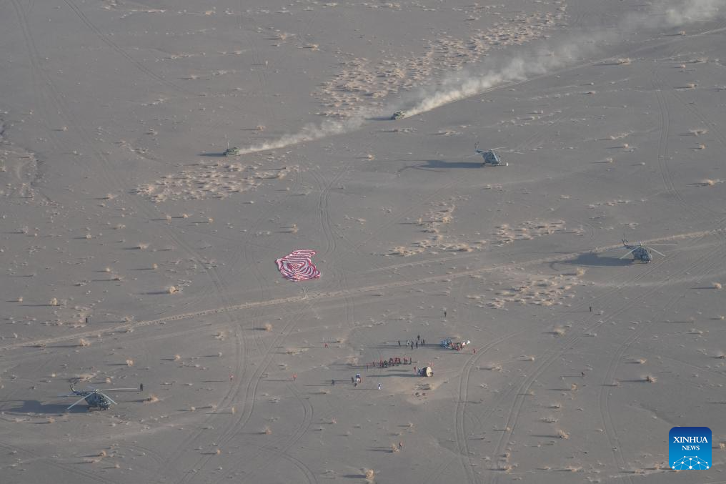 All Shenzhou-20 astronauts out of return capsule